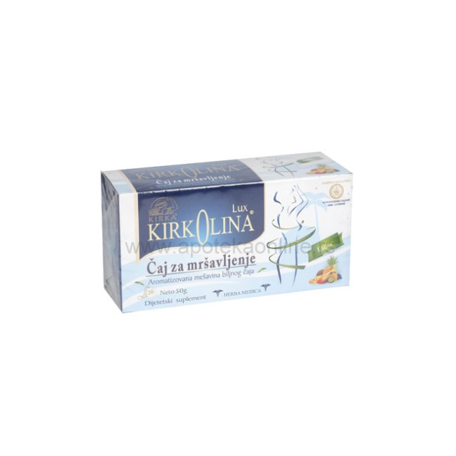 KIRKOLINA LUX FILTER ČAJ ZA MRŠAVLJENJE - Online Apoteka KIRKOLINA LUX FILTER ČAJ ZA MRŠAVLJENJE